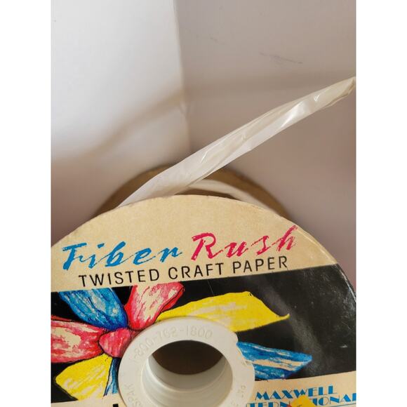 Twisted Paper Ribbon Lot of Assorted Home Decor Arts & Crafts Supplies - Picture 7 of 14